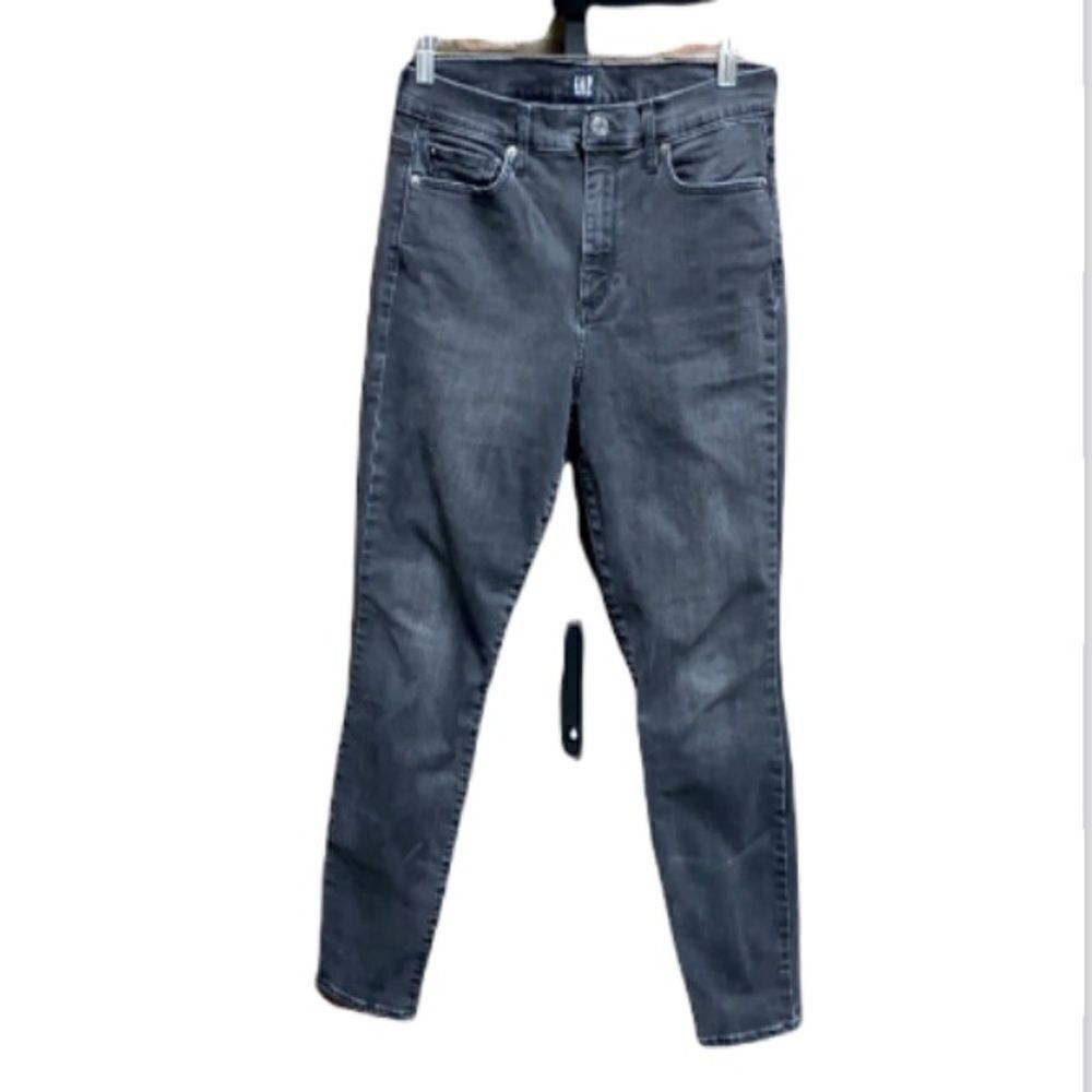 Gap Denim Black Washed High Rise Legging Size 28R